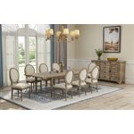 INTERLUDE-COMPLETE DINING TABLE W / 28" BUTTERFLY LEAF