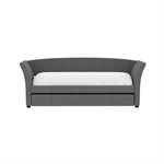 COMPLETE DAY BED W / TRUNDLE - LIGHT GRAY