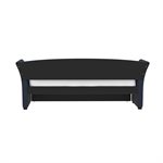 COMPLETE DAY BED W / TRUNDLE - DARK BLUE