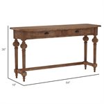 CONSOLE TABLE W / 3 STOOLS