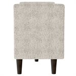 OTTOMAN W / 2 STORAGE DRAWERS - OATMEAL