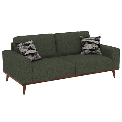 SOFA W / 2 PILLOWS - OLIVE