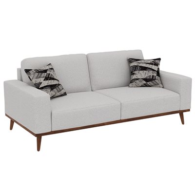 SOFA W / 2 PILLOWS - WHITE