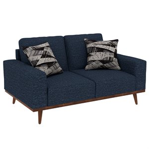 LOVESEAT W / 2 PILLOWS - NAVY