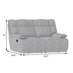 MANUAL LOVESEAT - GRAY