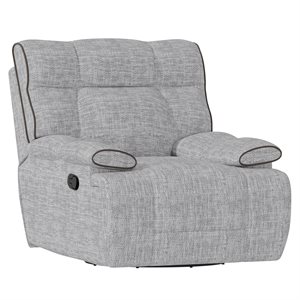 SWIVEL GLIDER RECLINER - GRAY