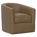 SWIVEL CHAIR - MOCHA PU