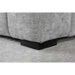 STORAGE OTTOMAN - GRAY