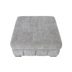 STORAGE OTTOMAN - GRAY