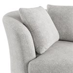 SWIVEL CHAIR W / 2 PILLOWS - GRAY