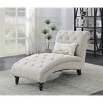 CHAISE W / 1 PILLOW-BEIGE