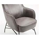 ACCENT CHAIR-CHARCOAL