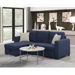 LSF-RSF CHAISE W / 1 PILLOW-NAVY