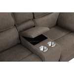 POWER CONSOLE LOVE W / USB POWER OUTLET-GREY