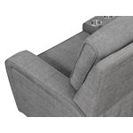 RSF POWER CONSOLE LOVESEAT - CHARCOAL